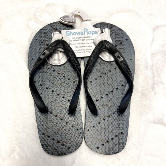 Showaflops Sandals Tire Track Water Flip Flop Shoes Size 7 8 - Picture 2 of 10
